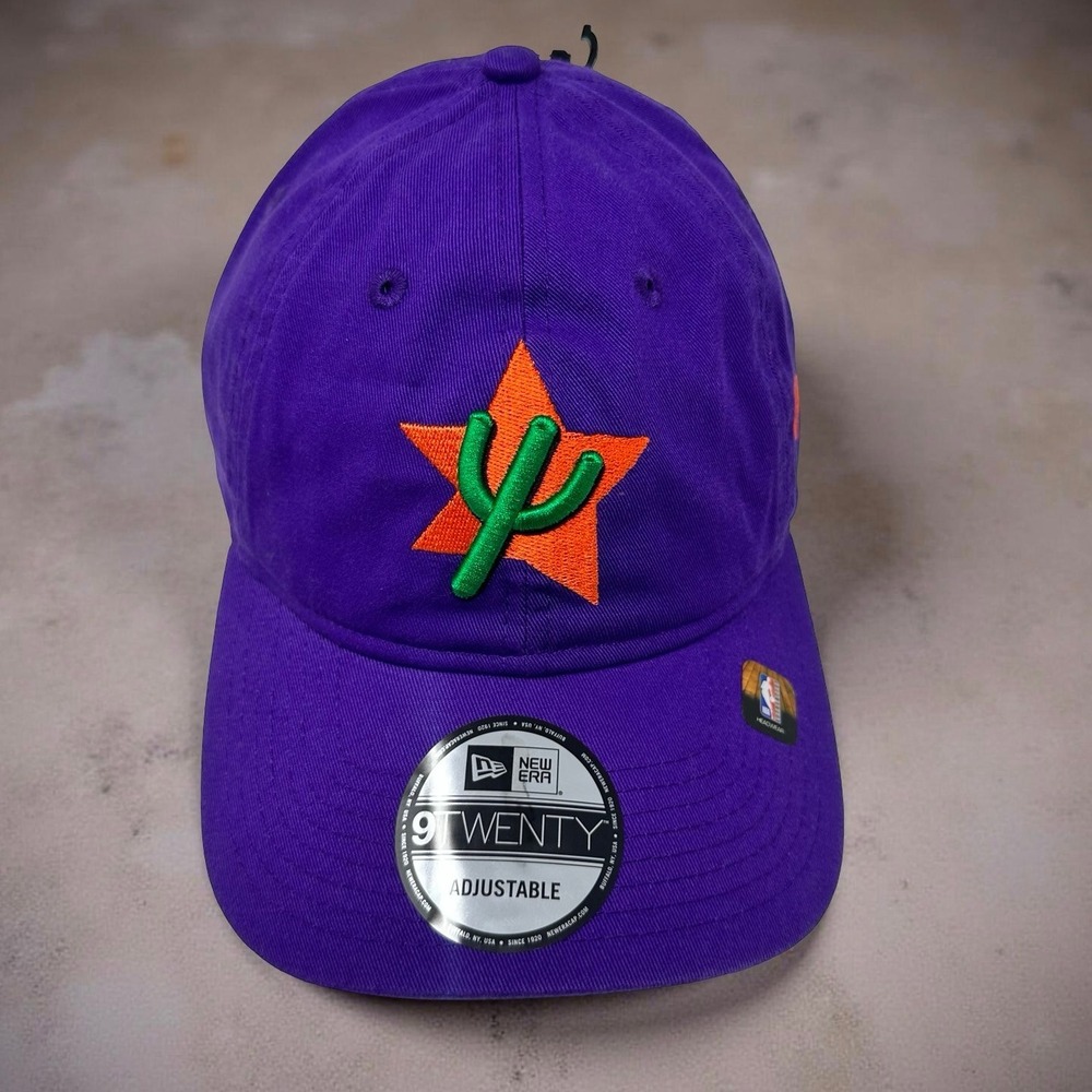 New Era NBA Phoenix Suns Hat 9Twenty City Edition Adjustable Adult Cap Purple